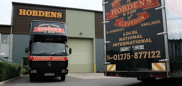 Hobden's - Back view of truck